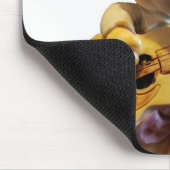 Maus spielen Gitarre oder Ihr Bild Mousepad (Ecke)