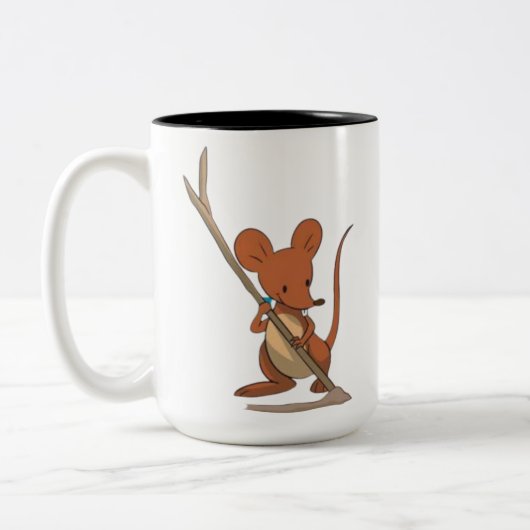 Maus-Tasse Zweifarbige Tasse (Links)