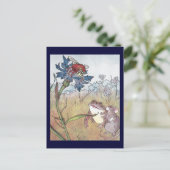Maus, Toad & Hornet auf der Wiese Postkarte (Stehend Vorderseite)