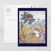 Maus, Toad & Hornet auf der Wiese Postkarte (Vorne/Hinten)