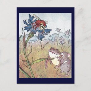 Maus, Toad & Hornet auf der Wiese Postkarte