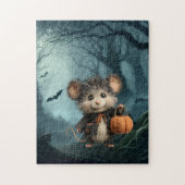 Maus-Trick oder Treater Halloween Puzzle (Vertikal)