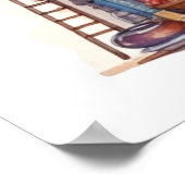Maus über Büchern 4 Poster (Ecke)