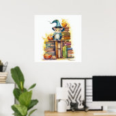 Maus über Büchern 5 Poster (Heimbüro)
