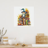 Maus über Büchern 5 Poster (Küche)