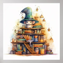 Maus über Büchern 6