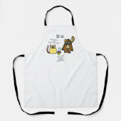 Maus und Affe Schürze (Vorderseite)