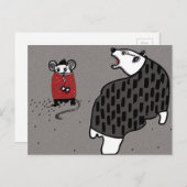 Maus und Bärenotter Postkarte (Vorne/Hinten)