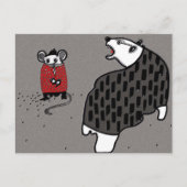 Maus und Bärenotter Postkarte (Vorderseite)