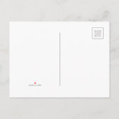 Maus und Blasen Ankündigungspostkarte (Rückseite)