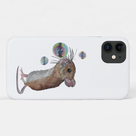 Maus und Bubbles iPhone Gehäuse Case-Mate iPhone Hülle (Rückseite (Horizontal))