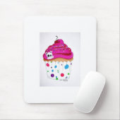 Maus und ein kleiner Kuchen Mousepad (Mit Mouse)