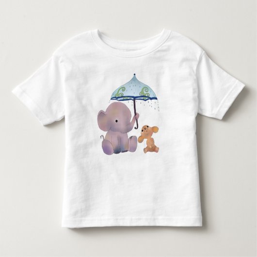 Maus und Elefant Kleinkind T-shirt (Vorderseite)