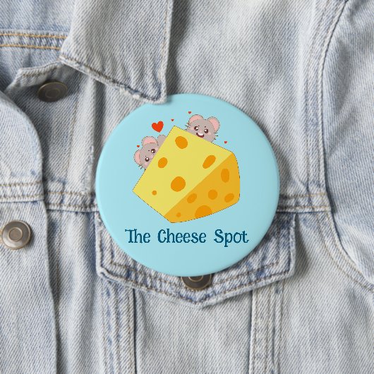 Maus und Käse Button (Beispiel)