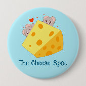 Maus und Käse Button (Vorderseite)