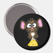 Maus und Käse Magnet (Vorderseite/Rückseite)