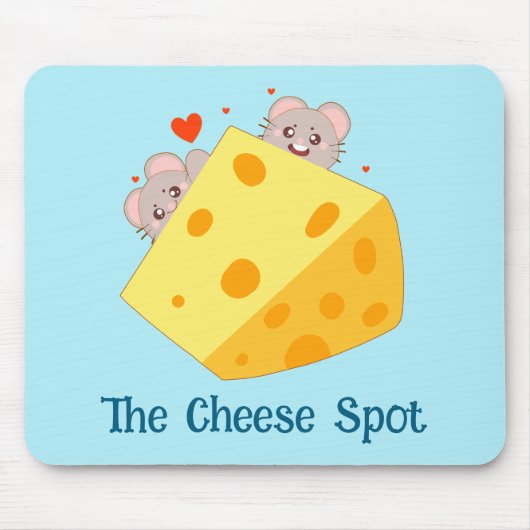 Maus und Käse Mousepad (Vorne)