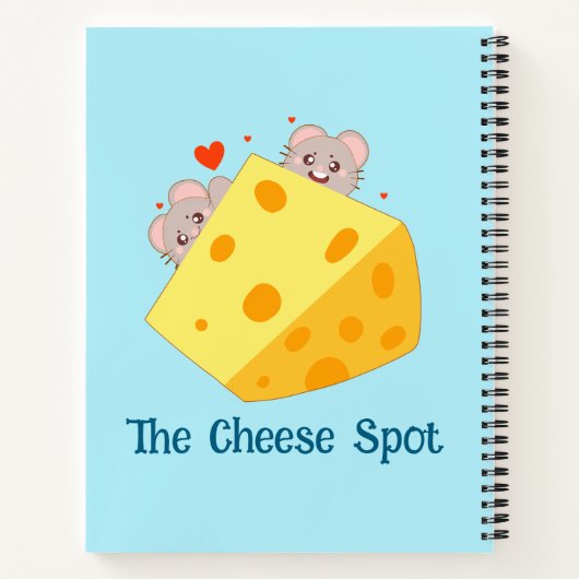 Maus und Käse Notizblock (Rückseite)