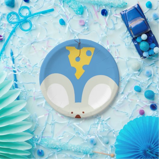 Maus und Käse Pappteller (Party)