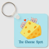 Maus und Käse Schlüsselanhänger (Vorderseite)