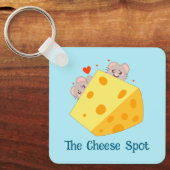 Maus und Käse Schlüsselanhänger (Vorderseite)