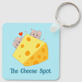 Maus und Käse Schlüsselanhänger (Rückseite)