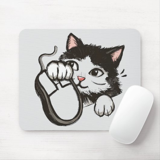 Maus und Katze Mousepad (Mit Mouse)