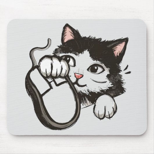 Maus und Katze Mousepad (Vorne)