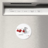 Maus und Kirsche Magnet (In Situ (Geschirrspüler))