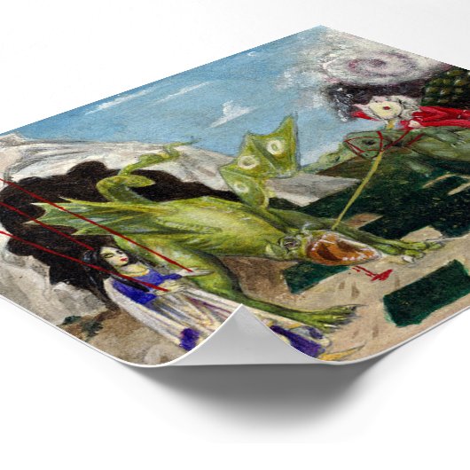 Maus und Maiden Tiny Poster (Ecke)