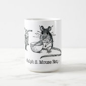 Maus und Motorrad Kaffeetasse (Mittel)
