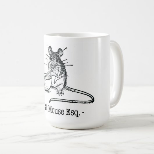 Maus und Motorrad Kaffeetasse (VorderseiteRechts)
