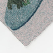 Maus und Slipper Fleecedecke (Ecke)
