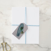 Maus und Slipper Geschenkanhänger (Mit Garn)