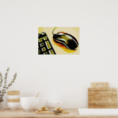 Maus und Tastatur Poster (Küche)