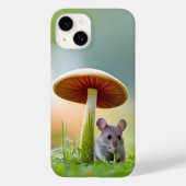 Maus unter einem Pilz Case-Mate iPhone Hülle (Rückseite)