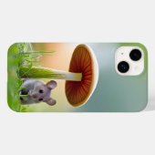Maus unter einem Pilz Case-Mate iPhone Hülle (Rückseite (Horizontal))