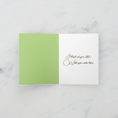 Maus unter einem Pilz Karte (Innenseite)