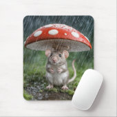Maus unter einem Pilz Mousepad (Mit Mouse)