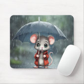 Maus unter einem Schirm Mousepad (Mit Mouse)