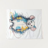 Maus Wandteppich (Vorderseite (Horizontal))