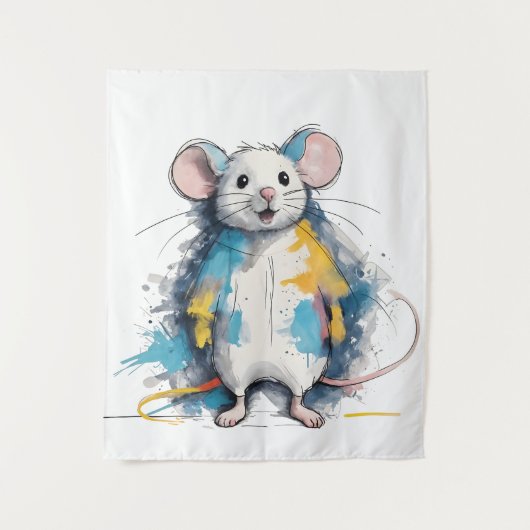 Maus Wandteppich (Vorderseite)