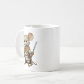 Maus Warrior Kaffeetasse (Vorderseite Links)