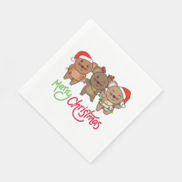 Maus, Weihnachten, Winter, Tiere, Maus Serviette