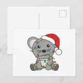 Maus Weihnachten Wintertiere Feiertagsmäuse (Vorne/Hinten)