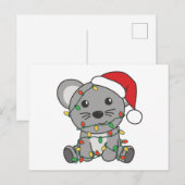 Maus Weihnachten Wintertiere Feiertagsmäuse (Vorne/Hinten)