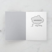 Maus wird alt Geburtstag Spaß Karte (Innenseite)