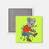 Maus wird gekleidet magnet (Vorderseite/Rückseite)