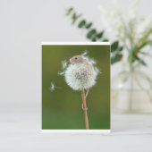 Maus wünscht postkarte (Stehend Vorderseite)