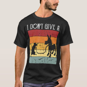 Maus zu Fuß einen Esel ich gebe Ratten nicht 4 T-Shirt
